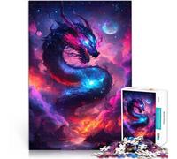 Puzzle 1000 pezzi per adolescenti Drago Cosmico per il giocattolo di sfida del gioco educativo Migliorare l'amore tra le coppie 70x100cm