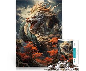 Puzzle 1000 pezzi per adolescenti Drago dell'Abisso del Cielo Giocattoli di gioco impegnativi Adatto per la decorazione del desktop 75x50cm