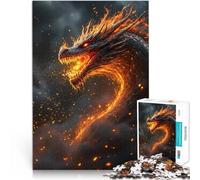 Puzzle 1000 pezzi per adolescenti Drago di Fuoco Antistress Vacanza in patria Uccidere il tempo perché è ideale come regalo per tutta la famiglia 38x26cm