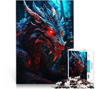 Puzzle 1000 pezzi per adolescenti Drago di Fuoco Giocattoli che creano dipendenza e sfidano l'intelligenza del cervello Compleanno e regali unici 50x70cm