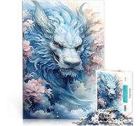 Puzzle 1000 pezzi per adolescenti Drago di Sakura cinese Giocattolo educativo intellettuale decomprimente Compleanno e regali unici 38x26cm
