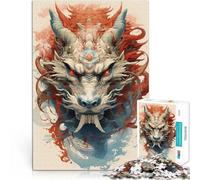 Puzzle 1000 pezzi per adolescenti Drago giapponese Antistress Vacanza in patria Uccidere il tempo è ideale come regalo per tutta la famiglia 52x38cm