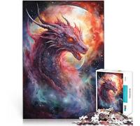 Puzzle 1000 pezzi per adolescenti Drago nell'universo Difficile da completare ma divertente e umoristico Giocattoli per la decorazione della casa 75x50cm