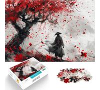 Puzzle 1000 pezzi per adolescenti Duello dei fiori di ciliegio Giocattolo educativo antistress perché è ideale come regalo per tutta la famiglia 52x38cm
