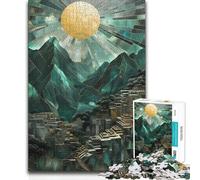 Puzzle 1000 pezzi per adolescenti El Dorado Kintsugi Mosaico Decorazione perfetta Gioco per famiglie dai 14 anni in su 50x75cm