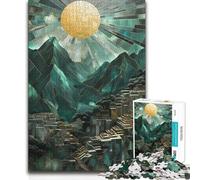 Puzzle 1000 pezzi per adolescenti El Dorado Kintsugi Mosaico Decorazione perfetta Gioco per famiglie dai 14 anni in su 38x26cm