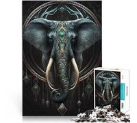 Puzzle 1000 pezzi per adolescenti Elefante Giocattoli che creano dipendenza e sfidano l'intelligenza del cervello Idee regalo 75x50cm