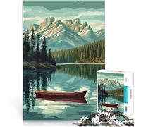 Puzzle 1000 pezzi per adolescenti Esplora le Montagne Rocciose canadesi Divertimento in famiglia Collezione di artisti, Belle arti 52x38cm