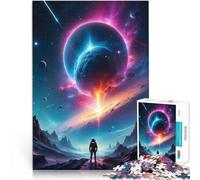 Puzzle 1000 pezzi per adolescenti Esplorazione spaziale per il giocattolo di sfida del gioco educativo Adatto per la decorazione del desktop 50x70cm