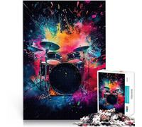 Puzzle 1000 pezzi per adolescenti Esplosione di batteria per il giocattolo di sfida del gioco educativo Adatto per la decorazione del desktop 52x38cm