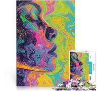 Puzzle 1000 pezzi per adolescenti Espressioni di lei Giocattoli educativi per l'apprendimento Giochi per famiglie Regalo divertente 38x26cm