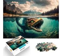 Puzzle 1000 pezzi per adolescenti Essere mistico con le ali Giocattoli Giochi Educativi Antistress Lista dei desideri con Babbo Natale 70x100cm