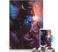 Puzzle 1000 pezzi per adolescenti Fantasia del Signore Shiva Allena il tuo cervello e le tue mani perché è ideale come regalo per tutta la famiglia 75x50cm