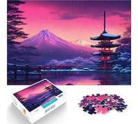 Puzzle 1000 pezzi per adolescenti Fantasia di neve giapponese Giocattoli Giochi Educativi Antistress Migliorare l'amore tra le coppie 50x70cm