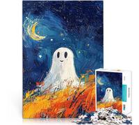 Puzzle 1000 pezzi per adolescenti Fantasma nella notte Giocattoli educativi per l'apprendimento Giochi per famiglie Regalo divertente 75x50cm