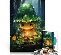 Puzzle 1000 pezzi per adolescenti Fata dei funghi nella foresta Allena il tuo cervello e le tue mani Giocattoli per la decorazione della casa 75x50cm