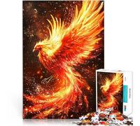 Puzzle 1000 pezzi per adolescenti Fenice di fuoco Antistress Vacanza in patria Uccidere il tempo Migliorare l'amore tra le coppie 75x50cm