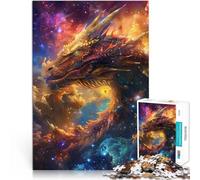 Puzzle 1000 pezzi per adolescenti Fiamma del Drago Cosmico Sfida di gioco educativo giocattolo Decorazioni e regali unici per la casa 38x26cm
