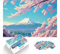 Puzzle 1000 pezzi per adolescenti Fiori di ciliegio in Giappone Vacanza a casa: uccidere il tempo Migliorare l'amore tra le coppie 38x26cm