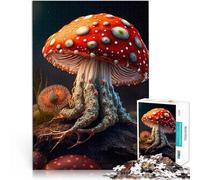 Puzzle 1000 pezzi per adolescenti funghi magici per il giocattolo di sfida del gioco educativo Decorazioni e regali unici per la casa 52x38cm