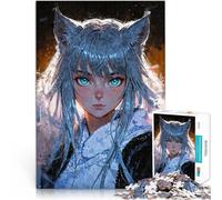 Puzzle 1000 pezzi per adolescenti Furia felina del gelo Difficile da completare ma divertente e umoristico per la decorazione della casa 75x50cm