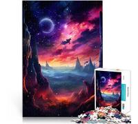 Puzzle 1000 pezzi per adolescenti Galassia Natura e Caos Difficile da completare ma divertente e umoristico Regalo di compleanno 52x38cm