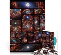 Puzzle 1000 pezzi per adolescenti Galassie a spirale JWST Riduzione dello stress interessante perché è ideale come regalo per tutta la famiglia 38x26cm