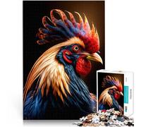 Puzzle 1000 pezzi per adolescenti Gallo Aiuta il cervello ad allenare i giocattoli che creano dipendenza per coltivare la pazienza Opera d'arte 75x50cm