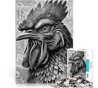 Puzzle 1000 pezzi per adolescenti Gallo Aiuta il cervello ad allenare i giocattoli che creano dipendenza per coltivare la pazienza Idee regalo 52x38cm