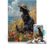 Puzzle 1000 pezzi per adolescenti GATTO MONET Giocattolo educativo intellettuale decomprimente è ideale come regalo per tutta la famiglia 75x50cm