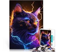 Puzzle 1000 pezzi per adolescenti Gatto Stellare Giocattolo educativo intellettuale decomprimente è ideale come regalo per tutta la famiglia 38x26cm