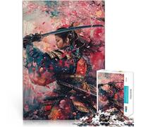 Puzzle 1000 pezzi per adolescenti Geisha Samurai Giapponese Allena il tuo cervello e le tue mani Collezione di artisti, Belle arti 52x38cm