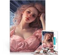 Puzzle 1000 pezzi per adolescenti Giovane ragazza anime sexy Riduzione dello stress interessante Migliorare l'amore tra le coppie 38x26cm