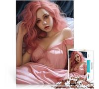 Puzzle 1000 pezzi per adolescenti Giovane ragazza anime sexy Vacanza a casa: uccidere il tempo perché è ideale come regalo per tutta la famiglia 52x38cm