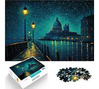 Puzzle 1000 pezzi per adolescenti Gondole a Venezia Antistress Vacanza in patria Uccidere il tempo Regalo di compleanno, regali, arte murale 38x26cm