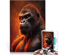 Puzzle 1000 pezzi per adolescenti Gorilla Oscuro Difficile da completare ma divertente e umoristico è ideale come regalo per tutta la famiglia 75x50cm