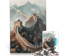 Puzzle 1000 pezzi per adolescenti Grande Muraglia Maestà giocattoli educativi per l'apprendimento Collezione di artisti, Belle arti 75x50cm