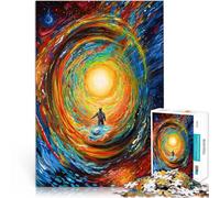Puzzle 1000 pezzi per adolescenti Guardando nell'infinito Per il divertimento in famiglia Attività divertenti a casa, regali di compleanno, regali di viaggio, 75x50cm