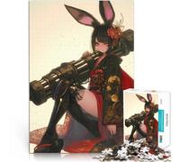 Puzzle 1000 pezzi per adolescenti Guerriera Geisha Coniglietta Vacanza a casa: uccidere il tempo Decorazioni e regali unici per la casa 38x26cm