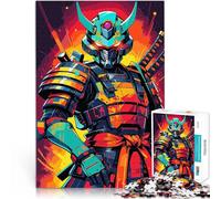 Puzzle 1000 pezzi per adolescenti Guerriero Samurai Cibernetico Per il divertimento in famiglia Migliorare l'amore tra le coppie 52x38cm