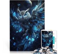 Puzzle 1000 pezzi per adolescenti Gufo delle Meraviglie Cosmiche Vacanza a casa: uccidere il tempo è ideale come regalo per tutta la famiglia 75x50cm