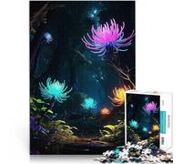 Puzzle 1000 pezzi per adolescenti I fiori nella foresta Difficile da completare ma divertente e umoristico Regalo di compleanno 50x70cm