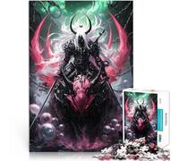 Puzzle 1000 pezzi per adolescenti Il cavaliere oscuro sulla bestia Regali di giochi impegnativi Decorazioni e regali unici per la casa 38x26cm