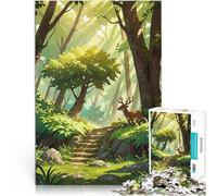 Puzzle 1000 pezzi per adolescenti Il cervo solitario Difficile da completare ma divertente e umoristico Collezione di artisti, Belle arti 75x50cm