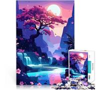 Puzzle 1000 pezzi per adolescenti il ciliegio in fiore Giocattoli educativi per l'apprendimento Giochi per famiglie Buon regalo 38x26cm