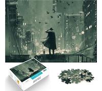 Puzzle 1000 pezzi per adolescenti il detective Difficile da completare ma divertente e umoristico è ideale come regalo per tutta la famiglia 38x26cm