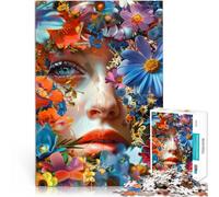 Puzzle 1000 pezzi per adolescenti Il fiore vivido Difficile da completare ma divertente e umoristico Migliorare l'amore tra le coppie 75x50cm