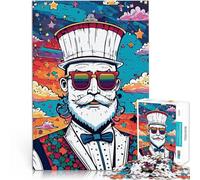 Puzzle 1000 pezzi per adolescenti il gentiluomo per il giocattolo di sfida del gioco educativo con poster abbinato e foglio di quiz 75x50cm