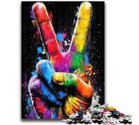 Puzzle 1000 pezzi per adolescenti Il gesto del sì per e dai 14 anni in su Gioco pratico Regalo di Natale 38x26cm