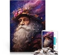 Puzzle 1000 pezzi per adolescenti Il vecchio mago Difficile da completare ma divertente e umoristico perché è ideale come regalo per tutta la famiglia 75x50cm
